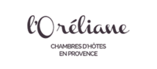 Logo de Destination Pays d’Uzès Pont du Gard, avec texte en rouge et un symbole circulaire "UP".